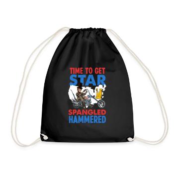 Amérique États-Unis Américain Américain - Sac de sport léger - noir - Devant