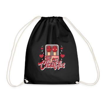 Tu me chauffes Idee Amour Pour St - Sac de sport léger - noir - Devant