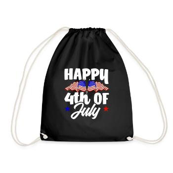 Amérique États-Unis Américain Américain - Sac de sport léger - noir - Devant