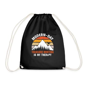 Geocaching Geocacher Cadeau - Sac de sport léger - noir - Devant