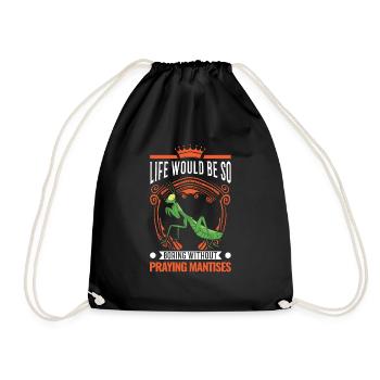 Mante religieuse Cadeau Mante Mante Mante Mante Fangschrecke - Sac de sport léger - noir - Devant