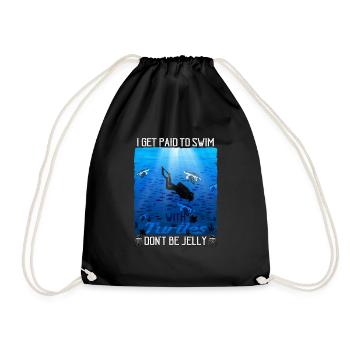 Turtles Sea turtles Tortoises - Drawstring Bag - black - Front