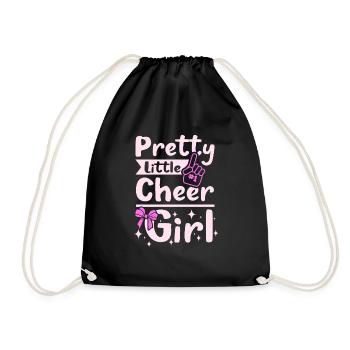 Pretty little cheer girl - Turnbeutel - Schwarz - Vorne