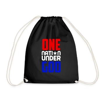 Amérique États-Unis Américain Américain - Sac de sport léger - noir - Devant