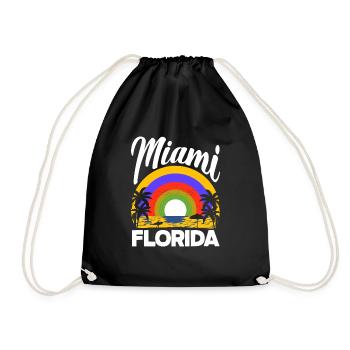 Florida - Drawstring Bag - black - Front