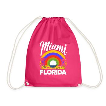 Florida - Turnbeutel - Fuchsia - Vorne