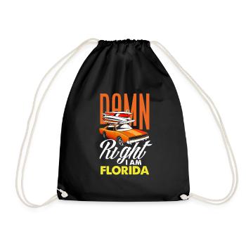 Florida - Drawstring Bag - black - Front