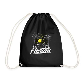 Florida - Turnbeutel - Schwarz - Vorne