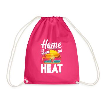 Florida - Drawstring Bag - fuchsia - Front