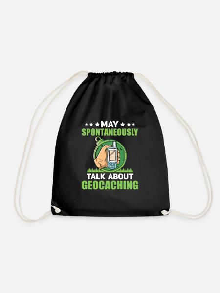 Geocaching Geocacher Cadeau - Sac de sport léger - noir
