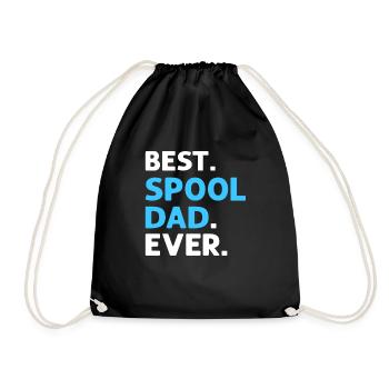 Le meilleur papa spool de tous les temps. Nettoyeur de piscine. - Sac de sport léger - noir - Devant