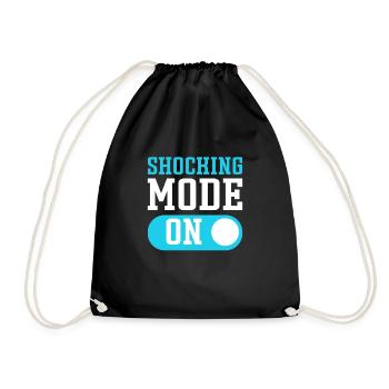 Mode choc activé. Nettoyeur de piscine. Pool Guy - Sac de sport léger - noir - Devant