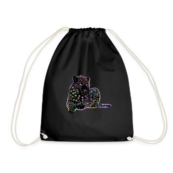 Drôle d’idée cadeau Jaguar - Sac de sport léger - noir - Devant