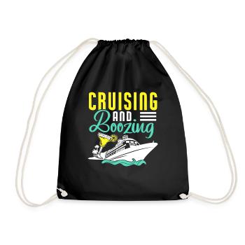 Croisière Croisière Vacances Mer - Sac de sport léger - noir - Devant