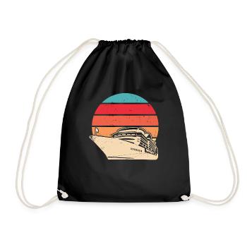 Croisière Croisière Vacances Mer - Sac de sport léger - noir - Devant