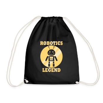 Robotics Legend Elektronischer Mechaniker - Turnbeutel - Schwarz - Vorne
