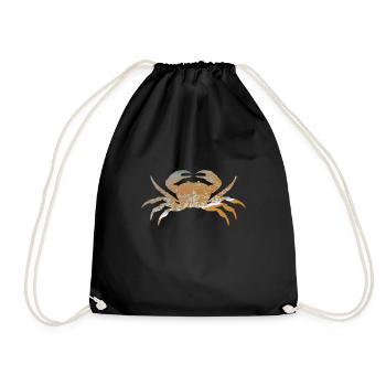 Crabe Scorpion Homard Crevette Crevettes Crabes - Sac de sport léger - noir - Devant