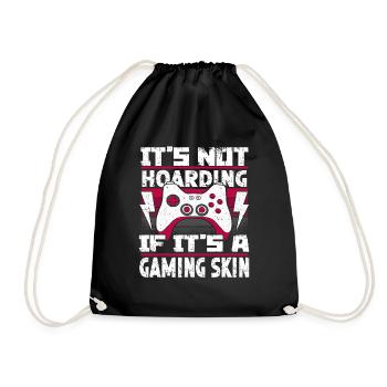 Gamer Gamer Gaming Console Jeux vidéo - Sac de sport léger - noir - Devant
