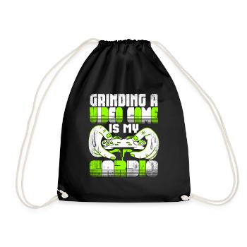 Gamer Gamer Gaming Console Jeux vidéo - Sac de sport léger - noir - Devant