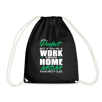 Personne n’est parfait, mais si vous travaillez de maman - Sac de sport léger - noir - Devant