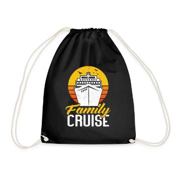 Croisière Croisière Vacances Mer - Sac de sport léger - noir - Devant