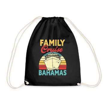 Croisière Croisière Vacances Mer - Sac de sport léger - noir - Devant