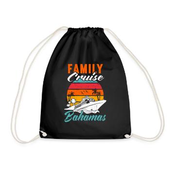 Croisière Croisière Vacances Mer - Sac de sport léger - noir - Devant