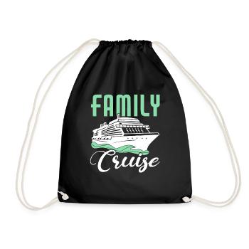 Croisière Croisière Vacances Mer - Sac de sport léger - noir - Devant