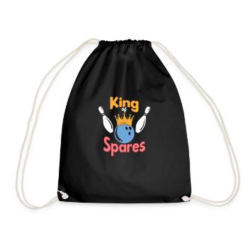 Chemise de bowling King of Spares - Sac de sport léger - noir - Devant