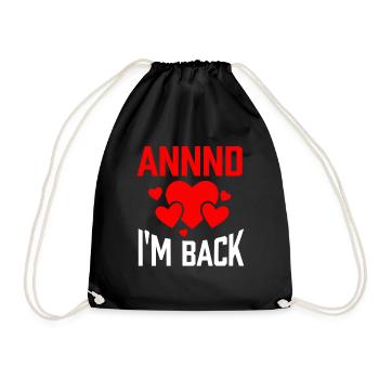 Cadeau de chirurgie à cœur ouvert - Sac de sport léger - noir - Devant