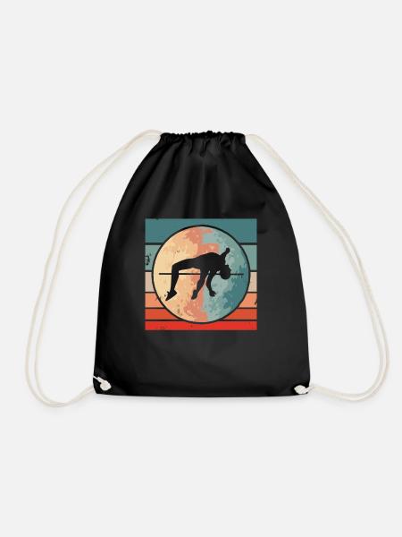 Saut à la perche Saut à la perche Cadeau de gymnastique - Sac de sport léger - noir
