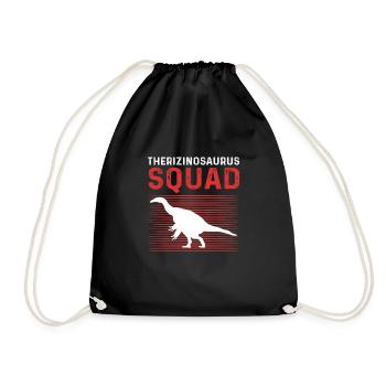 Therizinosaurus Dinosaures - Therizinosaurus - Sac de sport léger - noir - Devant