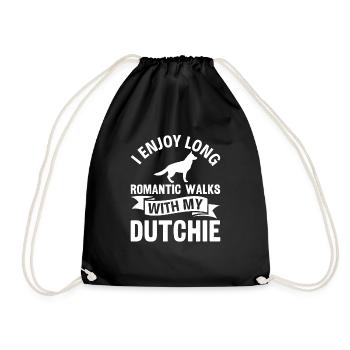 Holländischer Schäferhund Berger hollandais - Sac de sport léger - noir - Devant