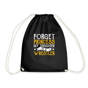 Oubliez la princesse Ma fille est une - Sac de sport léger - noir - Devant