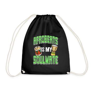 Afrobeats est mon âme sœur Retro Afrobeat Lover - Sac de sport léger - noir - Devant