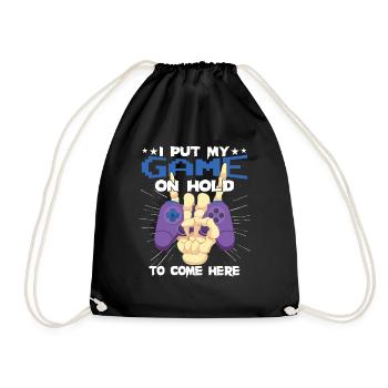 Halloween Gaming Party - Drawstring Bag - black - Front