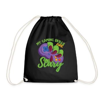 Fête de jeu d’Halloween - Sac de sport léger - noir - Devant