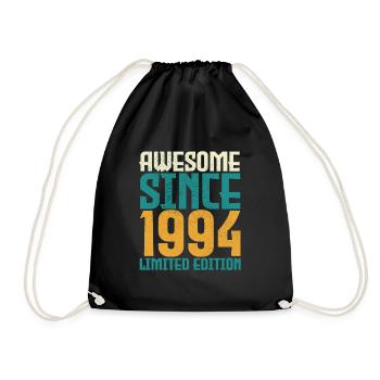 Awesome seit 1994 limitierte Auflage. - Turnbeutel - Schwarz - Vorne