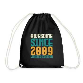 Awesome Since 2009 limited edition. - Sac de sport léger - noir - Devant
