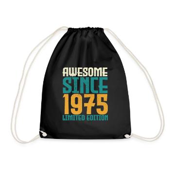 Awesome Since 1975 limited edition. - Sac de sport léger - noir - Devant
