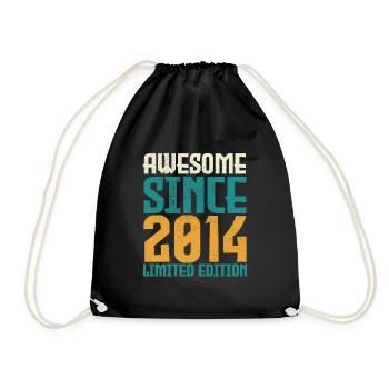 Awesome Since 2014 limited edition. - Sac de sport léger - noir - Devant