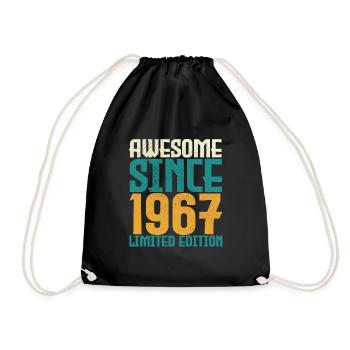 Awesome Since 1967 limited edition. - Sac de sport léger - noir - Devant
