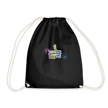 Awesome since 1975, SUP, Paddleboard, Graffiti, - Drawstring Bag - black - Front