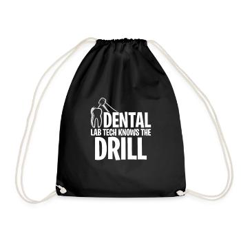 Technicien de laboratoire dentaire Technicien dentaire - Sac de sport léger - noir - Devant