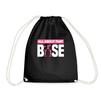 Drôle de pom-pom girl Cheerleading Cadeau - Sac de sport léger - noir - Devant