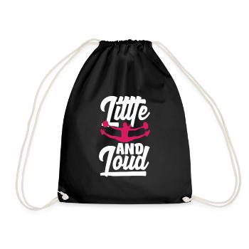 Drôle de pom-pom girl Cheerleading Cadeau - Sac de sport léger - noir - Devant