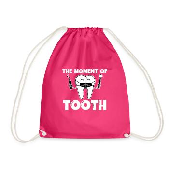 Dental Laboratory Technician Dental Technician - Drawstring Bag - fuchsia - Front