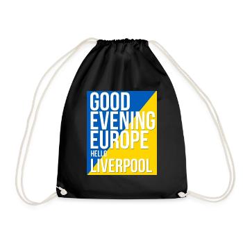 Ukraine Eurovision - Drawstring Bag - black - Front