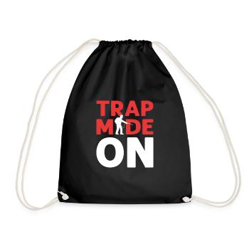 Drop mode. Exterminator. Pest control - Drawstring Bag - black - Front