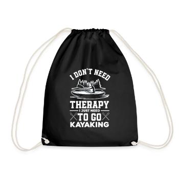 Kayak Canoë - Sac de sport léger - noir - Devant